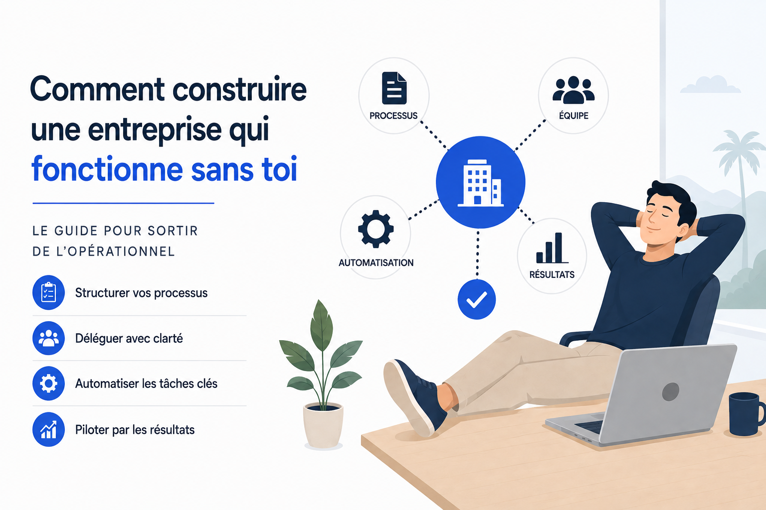 Comment construire une entreprise qui fonctionne sans toi ? Le guide pour sortir de l’opérationnel.